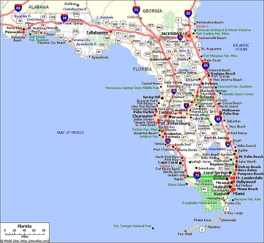 map of Florida